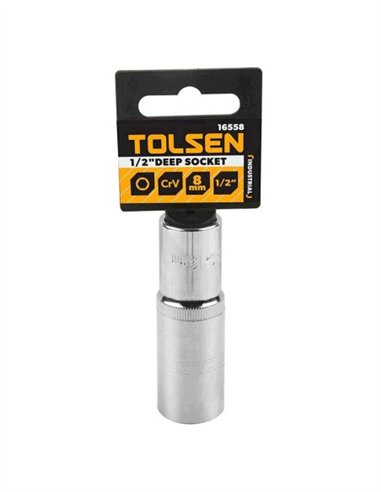 LLAVE DE VASO LARGA 3/8''  TOLSEN - 16MM