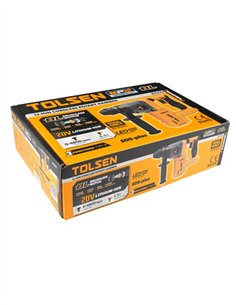 MARTILLO PERCUTOR INALAMBRICO SDS PLUS 20V BATERIA LITIO TOLSEN