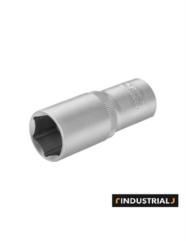 LLAVE DE VASO LARGA 1/2" TOLSEN - 22MM