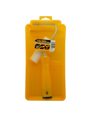 KIT DE PINTOR RODILLO + BANDEJA 365X275X60MM TOLSEN