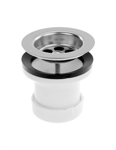 VALVULA ALTA FREGADERO INOX. 1 1/2 * 70