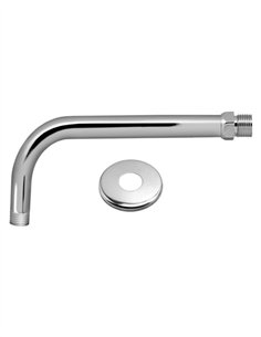 BRAZO DE DUCHA LATÓN CROMADO - 37CM LARGO 2
