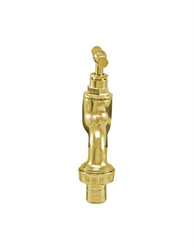 GRIFO RACORD LATÓN PULIDO - 3/4" - 1"