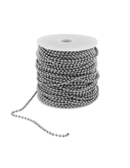 CADENA DE BOLAS 50 METROS - 3.2MM X 50M
