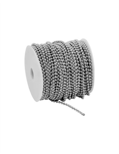 CADENA DE BOLAS 50 METROS - 3.2MM X 50M