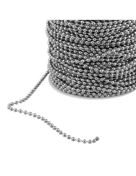 CADENA DE BOLAS 50 METROS - 3.2MM X 50M