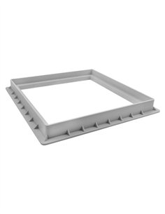 MARCO ARQUETA - 400 X 400MM NEGRO