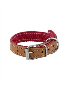 COLLARES DE CUERO Y NYLON - 45 X 2.8CM