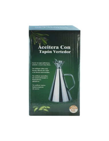 ACEITERA ACERO INOXIDABLE - 500ML