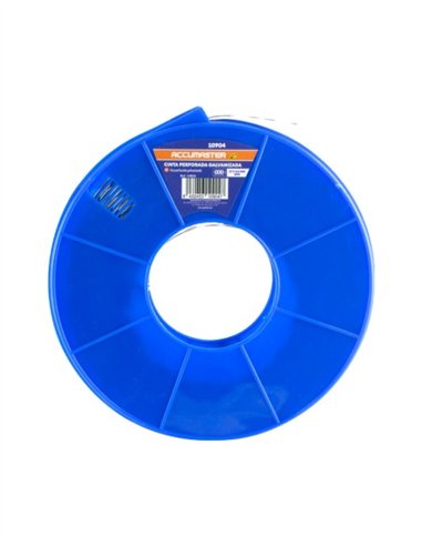 CINTA PERFORADA GALVANIZADA ROLLO 10M