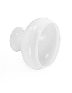 Paralume per lampada a olio NAVEL in vetro opalino lucido, 15x16 cm, apertura 14 cm 2