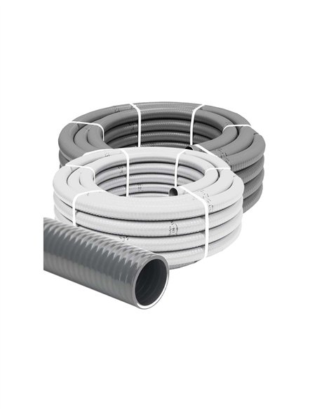 TUBERIA - HIDROTUBO PVC PARA SANEAMIENTOS - 55/63MM - 25M GRIS