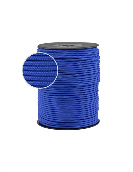 CUERDA DRIZA FLUORESCENTE 3MM 100M - AZUL