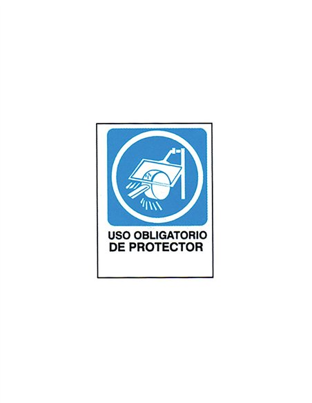 SEÑAL 40X30 "USO OBLIGATORIO PROTECTOR"