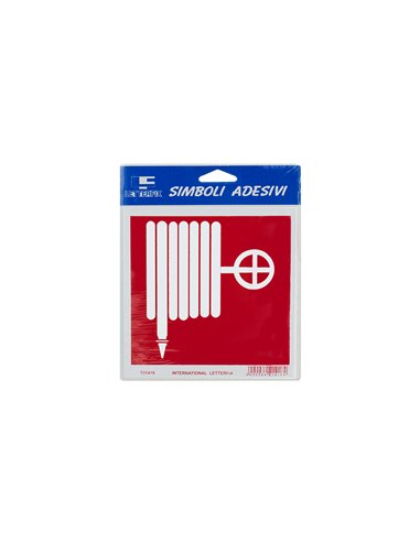 SEÑAL ADHESIVA 17X17 BOCA DE INCENDIO
