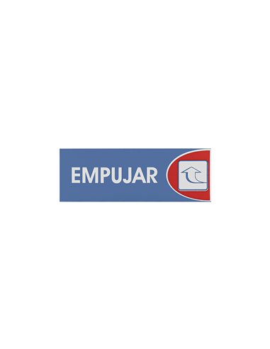SEÑAL ADHESIVA 6X18 "EMPUJAR"