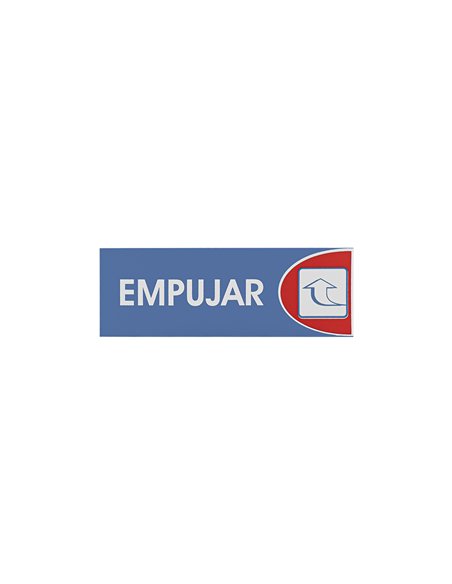 SEÑAL ADHESIVA 6X18 "EMPUJAR"