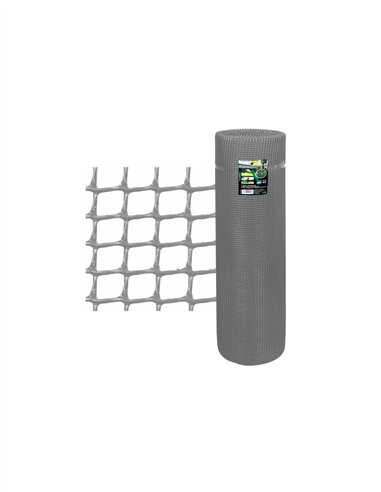TELA DE PLÁSTICO GRIS 0.5 1M X 25M - (A)1M X (B)25M (C)5MM