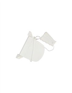 RECOGEDOR MINI CORDON CON MANETA - BLANCO