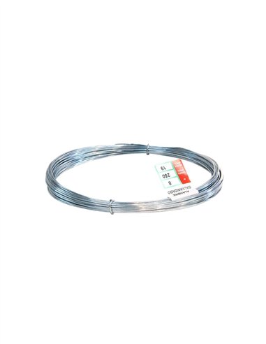 ROLLO ALAMBRE GALVANIZADO 250GR - N10 1.6MM 15M