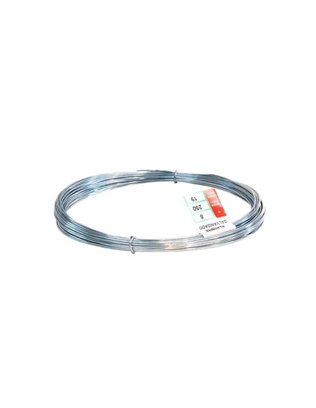 ROLLO ALAMBRE GALVANIZADO 250GR - N10 1.6MM 15M
