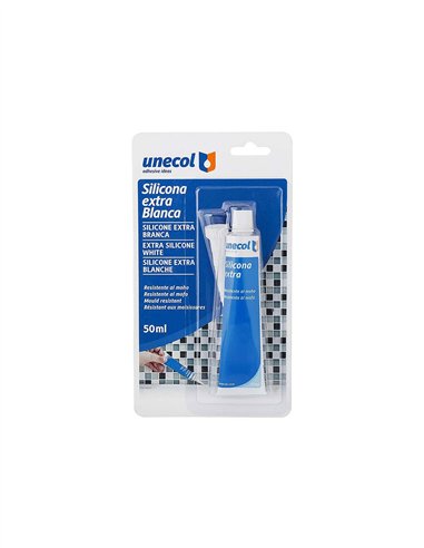SILICONA EXTRA UNECOL - 50ML - BLANCO