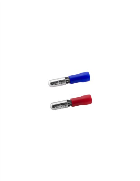 TERMINAL PRE-AISLADO CILINDRICO MACHO - 2.5MM - AZUL