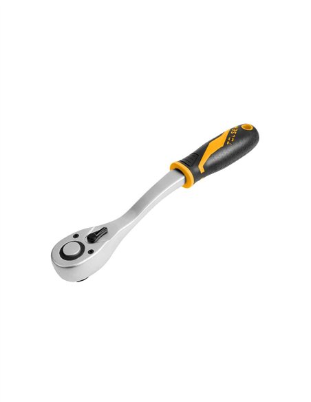 LLAVE DE CARRACA CURVA LIBERACION RAPIDA TOLSEN - 1/4"