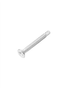 TORNILLO ROSCA CHAPA PUNTA BROCA CABEZA PLANA - 4.2X16MM