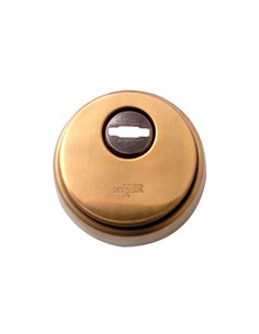 ESCUDO SEGURIDAD L200 LATON SATINADO INTHER