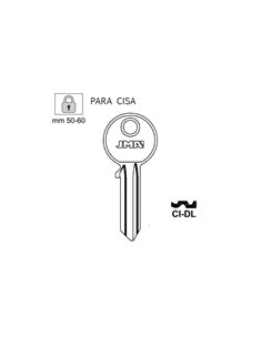 LLAVE EN BRUTO PARA CISA - CI DL (JMA) / CS206 (SILCA)