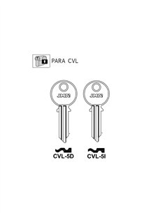 LLAVE EN BRUTO PARA CVL - CVL 5D (JMA) / CVL3 (SILCA)