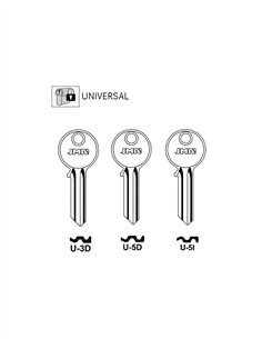 LLAVE EN BRUTO UNIVERSAL - U-5D (JMA) / UL050 (SILCA)