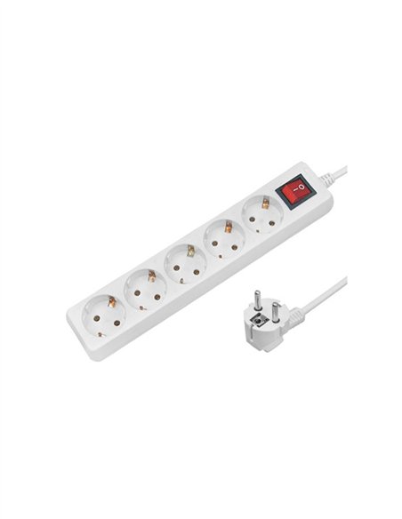 BASE MULTIPLE 6 TOMAS CON INTERRUPTOR 1.4M WADFOW