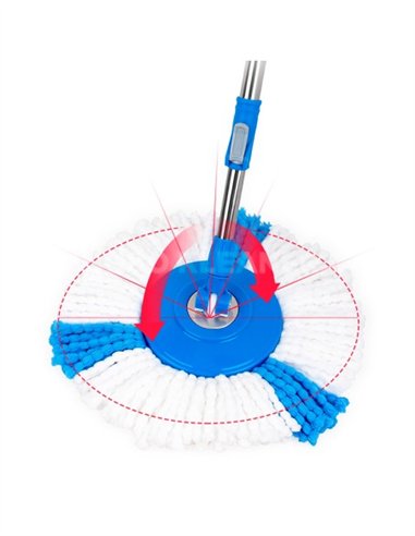 FREGONA TORNADO + CUBO CON REJILLA METAL - ASA CORTA 113MM