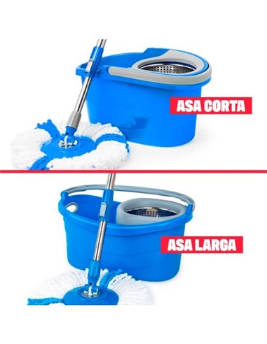 FREGONA TORNADO + CUBO CON REJILLA METAL - ASA CORTA 113MM