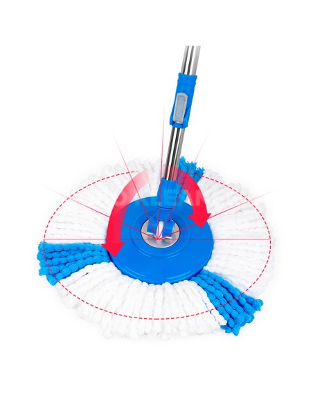 FREGONA TORNADO + CUBO CON REJILLA METAL - ASA LARGA 116MM