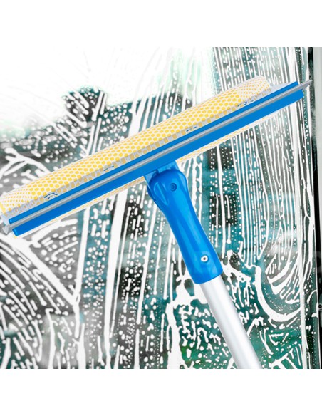 LIMPIACRISTALES DUAL MANGO TELESCOPICO 78-130CM