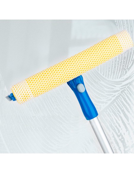 LIMPIACRISTALES DUAL MANGO TELESCOPICO 78-130CM
