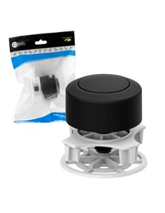 PULSADOR DESCARGADOR INTERRUMPIBLE NEGRO