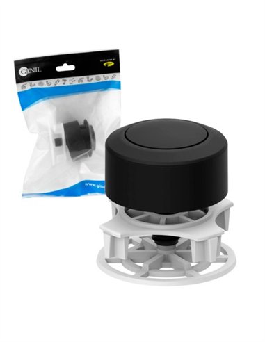 PULSADOR DESCARGADOR INTERRUMPIBLE NEGRO