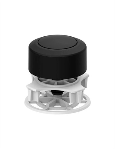 PULSADOR DESCARGADOR INTERRUMPIBLE NEGRO