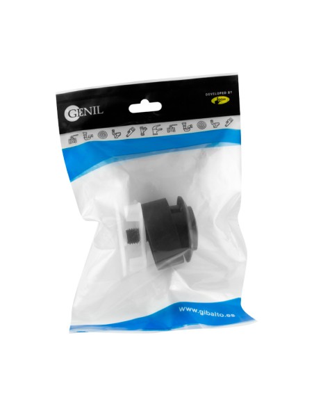 PULSADOR DESCARGADOR INTERRUMPIBLE NEGRO