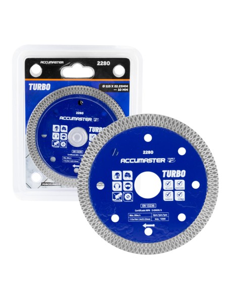 DISCO CORTE ULTRAFINO PORCELANICO 115X22.2(10)MM