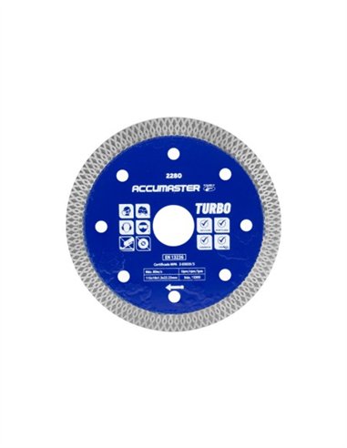 DISCO CORTE ULTRAFINO PORCELANICO 115X22.2(10)MM
