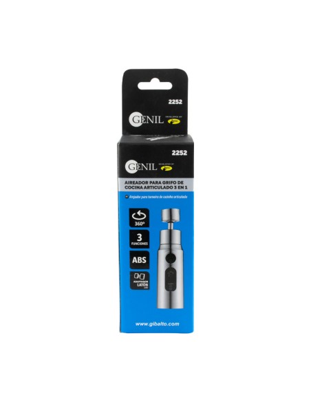 AIREADOR PARA GRIFO DE COCINA ARTICULADO 3 EN 1