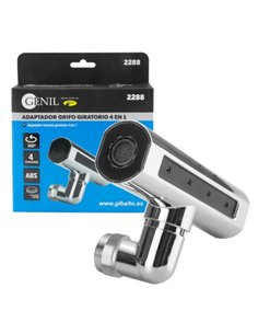 ADAPTADOR GRIFO GIRATORIO 4 EN 1