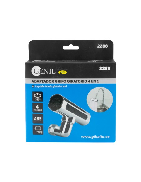 ADAPTADOR GRIFO GIRATORIO 4 EN 1