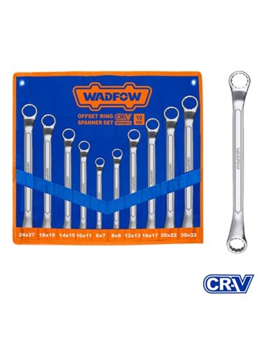 JUEGO 10PZS LLAVES DE ESTRELLA ACODADAS CR-V WADFOW