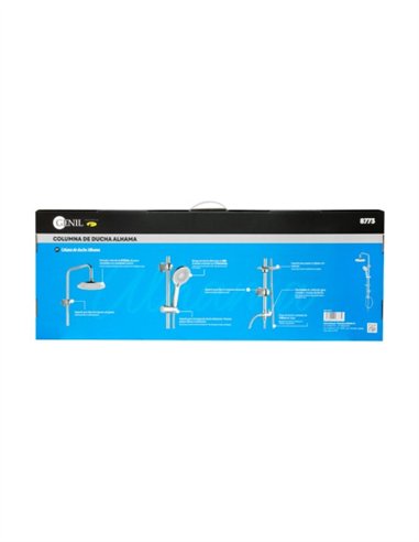 COLUMNA DE DUCHA CROMO MODELO ALHAMA